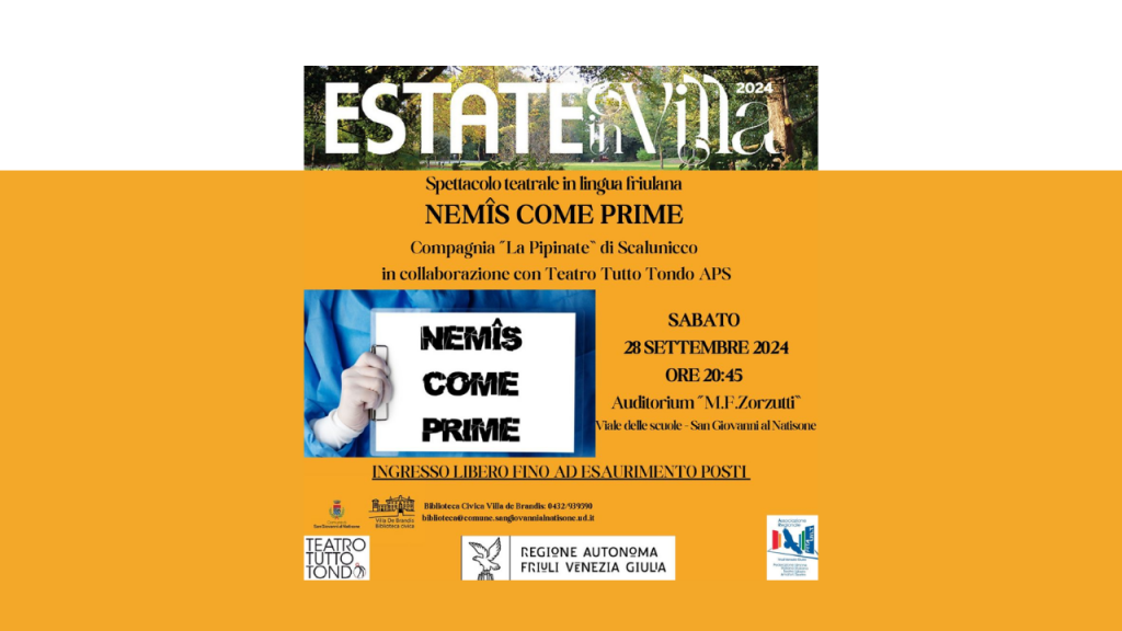 Nemis come prime a San Giovanni al Natisone - locandina